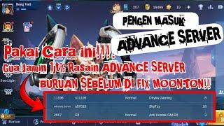 Cara masuk ke advance server ml (Cara buat akun advance server mobile legends) TERBARU 2024