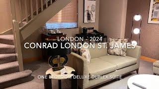 Conrad St. James London - One Bedroom Duplex Suite Room Tour 2024