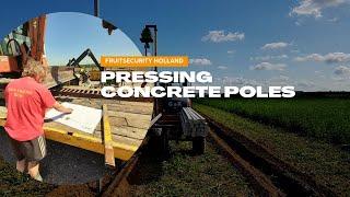 D&W Vriend Pressing Concrete Poles Type Spinazze (Betonpalen drukken)- FRUITSECURITY HOLLAND