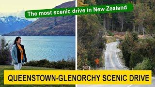 Queenstown to Glenorchy scenic drive- with a spectacular view