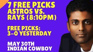 Friday MLB Baseball Picks Predictions Best Bets 05/30/2025 Indian Cowboy Picks Predictions Best Bets
