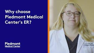 Why choose Piedmont Medical Center's ER?