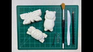 Soap Carving for Kids/Beginners -- Teddy Bear, Butterfly and Turtle