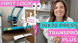  16x20  Heat Press: First Look at TransPro Plus 1620 in Action!