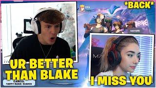 CLIX Tries Not To FLIRT With SOMMERSET After REUNITING & Gets CARRIED In RANKED! (Fortnite Moments)