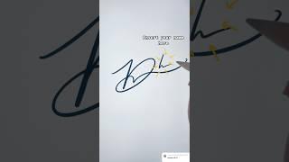 Signature Style Ideas | Letter “D” #signature #howto #logo #handwriting #calligraphy #design #d #fyp