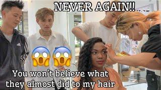 YOU WON’T BELIEVE WHAT CHINESE HAIRSTYLIST ALMOST DID TO MY HAIR ft Hairspells