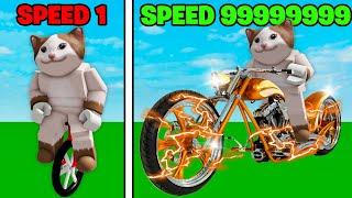 Upgrading SLOWEST to FASTEST BIKES in roblox!