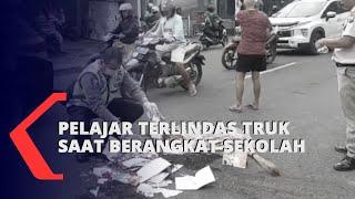 Pelajar SMA Tewas Terlindas Truk Saat Berangkat Sekolah