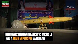 Meet Iran's Kheibar Shekan Missile! The World's longest-range solid-fuel Tactical Ballistic Missile