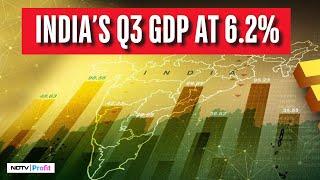 India's Q3 GDP At 6.2%, Govt Hikes FY25 GDP Growth To 6.5% From 6.4% I India GDP Data