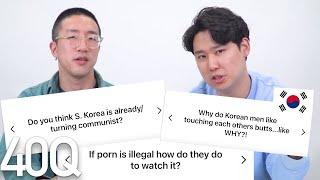 answering the most important 40 questions about Korea 