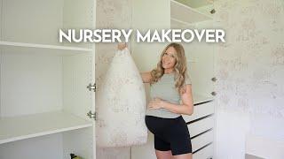 Nursery Makeover [Part 3] | How to Hang Wallpaper