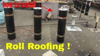 The Best  Roll Roofing Tips ! Torch Down , flat roof !