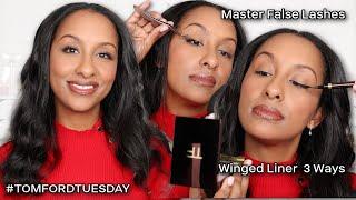 3 Ways to Master Winged Liner | Eye Defining Pen Gel Liner Eyeshadow & False Lashes Tom Ford Tuesday