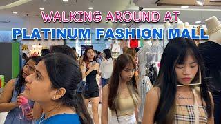 Walking Around at The Platinum Fashion Mall, Bangkok, Thailand