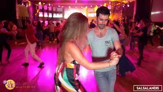 Nicolas & Leva social dancing Salsa @ El Sol Warsaw Salsa Festival 2019