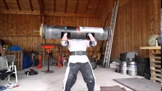 Log Lift 170 kg - Strongman Wildauer - 05.03.2016