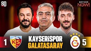 "BÖYLE GİDERSE ZİRVEDE FARK DAHA DA AÇILIR" | Kayserispor 1-5 Galatasaray, Yunus Akgün, Okan Buruk