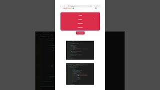 Create a responsive hamburger menu with Tailwind CSS!  #coding #frontenddevelopment #tailwindcss