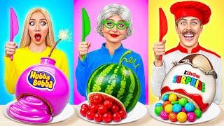 Me vs Grandma Cooking Challenge | Funny Food Challenges by Multi DO