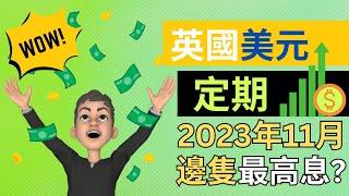 在英國做美金定期收息投資 邊間銀行最好 2023年11月 | 英國投資理財