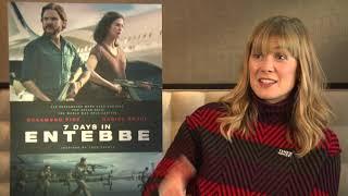 Rosamund Pike Interview 7 TAGE IN ENTEBBE - 7 DAYS IN ENTEBBE - spricht deutsch / speaks german