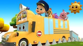 Wheels on the Bus | Nursery Rhymes & Kids Songs