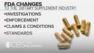 FDA raises concerns about potentially harmful dietary supplements