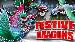 Christmas Dragons| HTTYD's Snoggletog Beasts