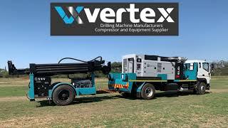 VX500 Vertex Drill Rig Trailer Borehole Water Drilling Machine #vertex #vertexdrills #drillrig