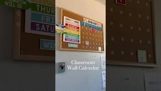 Homeschool Classroom Wall Calendar Decorations #monthlyreset #wallcalendar #classroomdecoration