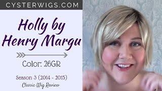 CysterWigs Wig Review:  Holly by Henry Margu, Color:  26GR [S3E146 2014]