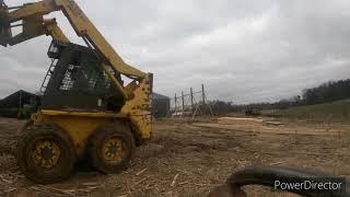 Shed building part 1| All the posts are in the ground