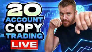 DAY TRADING LIVE! 20 Apex Funded Accounts Copy Trading! Nasdaq Futures!