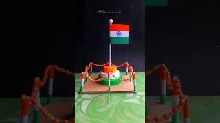 DIY India flag  15 August special flag making #shorts #craft #flag