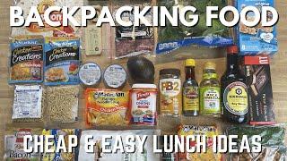 GROCERY STORE BACKPACKING FOOD | Cheap & Easy Lunch Ideas