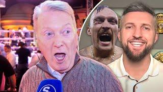 Frank Warren BLASTS Oleksandr Usyk & Carl Froch 'DON'T BE A CRYBABY!'