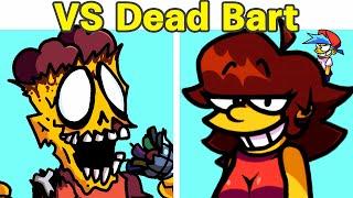 Friday Night Funkin' VS Dead Bart VS BF & GF | I Traleved Death On Friday (FNF MOD/Cutscene)