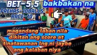 jaybe  dodong bangil | prehas-10balls | bet-5,5k_race-10