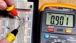 How to measure resistance with a multimeter demonstration by electronzap learning electronics