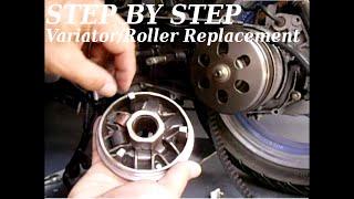 GY6 Variator/Roller Replacement & Tips(STEP BY STEP)