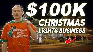 How To Make $100K Installing Holiday Lights