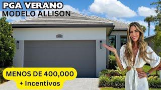 Recorrido por el modelo Allison en PGA Verano | Casa de 2 habitaciones 2 baños en Port St. Lucie, FL