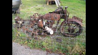 Triumph Royal Enfield - World's oldest Trifield? Rusty wreck saved, there is no such thing as scrap!