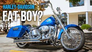 Harley-Davidson Road King style Fat Boy! Ride & Review