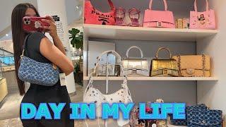 DAY IN MY LIFE: Luxury Shopping, Apartment Tour, & Car Wrap!! 