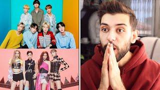 İLK DEFA K-POP DİNLEDİM ! ( inanılmaz - BTS & Blackpink )