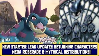 NEW STARTER LEAK UPDATE!! RETURNING CHARACTERS MEGA ROSERADE & MYTHICAL DISTRIBUTIONS!! | Rumour