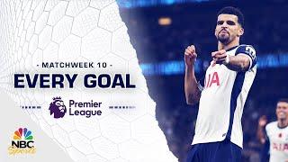 Every Premier League goal from Matchweek 10 (2024-25) | NBC Sports